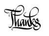 thanks (calligraphic)