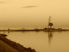 firehouse in marken (sepia)